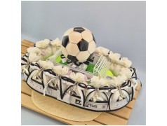 Bomboniere calcio scarpette portachiavi metallo