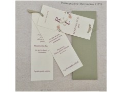 Partecipazioni semplici verde salvia