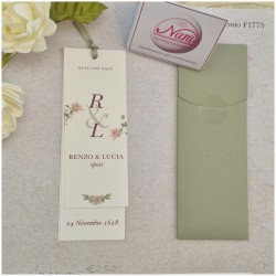 Partecipazioni semplici verde salvia