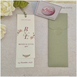 Partecipazioni semplici verde salvia