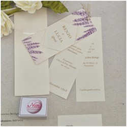 Inviti Matrimonio lavanda