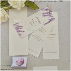 Inviti Matrimonio lavanda