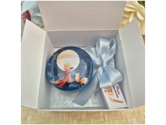 Bomboniera Solidale Cuorematto Candela in Latta "Il Piccolo Principe"