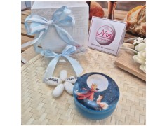 Bomboniera Solidale Cuorematto Candela in Latta "Il Piccolo Principe"