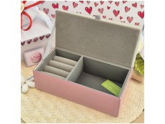 Bomboniera Solidale Cuorematto Portagioie grande in Vetro "Sogno di Ballerina" - Cofanetto Gioielli con Interno in Velluto