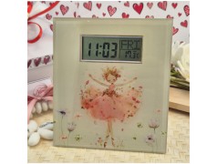 Bomboniera Solidale Cuorematto Orologio Digitale in Vetro con Temperatura - Collezione Ballerina
