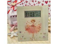 Bomboniera Solidale Cuorematto Orologio Digitale in Vetro con Temperatura - Collezione Ballerina