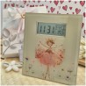 Bomboniera Solidale Cuorematto Orologio Digitale in Vetro con Temperatura - Collezione Ballerina