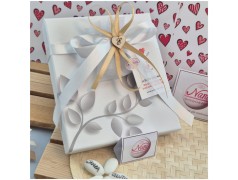 Bomboniera Solidale Cuorematto Portafoto in Vetro Artistico Albero della vita