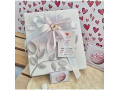 Bomboniera Solidale Cuorematto Portafoto in Vetro Artistico Con ballerina