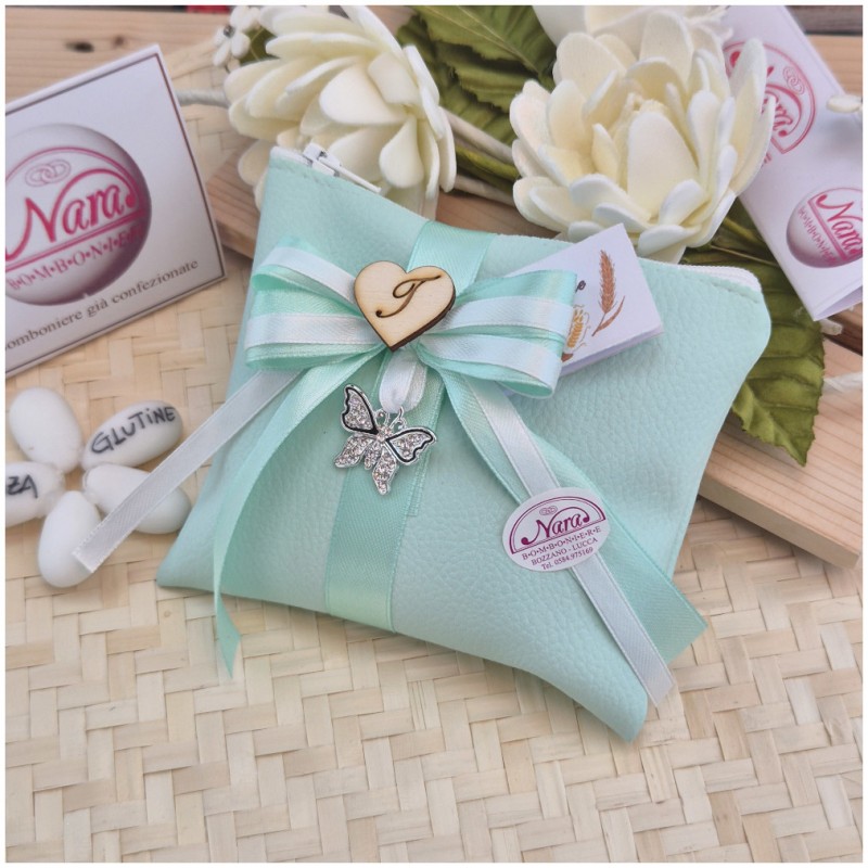 bustina con zip tuffany