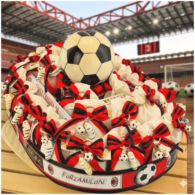 Bomboniere Calcio Stadio portachiavi del Milan