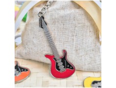Bomboniera Tema Musica Portachiavi  Chitarra elettrica