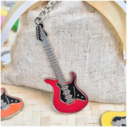 Bomboniera Tema Musica Portachiavi  Chitarra elettrica