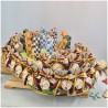 Bomboniere Harry potter Portachiavi con boccino su Campo da Quidditch