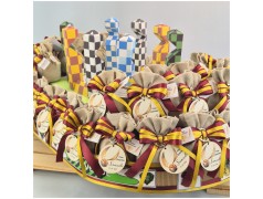 Bomboniere Harry potter Portachiavi con boccino su Campo da Quidditch