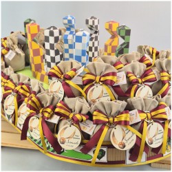 Bomboniere Harry potter Portachiavi con boccino su Campo da Quidditch