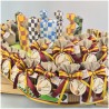 Bomboniere Harry potter Portachiavi con boccino su Campo da Quidditch