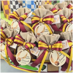 Bomboniere Harry potter Portachiavi con boccino su Campo da Quidditch