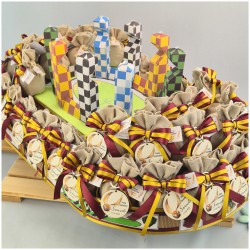 Bomboniere Harry potter Portachiavi con boccino su Campo da Quidditch