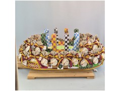 Bomboniere Harry potter Portachiavi con boccino su Campo da Quidditch