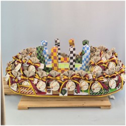 Bomboniere Harry potter Portachiavi con boccino su Campo da Quidditch