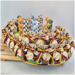 Bomboniere Harry potter Portachiavi con boccino su Campo da Quidditch