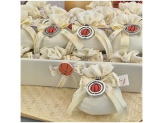 Bomboniera Basket Portachiavi con palla di gomma e vassoio