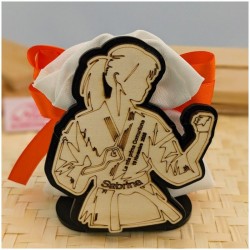 Bomboniere Comunione icona Karateca bambina