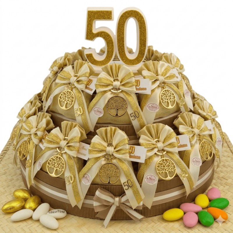Torta di sacchettini Bomboniere
