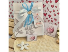 Bomboniera Solidale Cuorematto Portafoto in Vetro Artistico Piccolo Principe