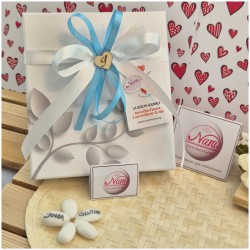 Bomboniera Solidale Cuorematto Portafoto in Vetro Artistico Piccolo Principe