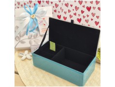 Bomboniera Solidale Cuorematto Scatola Rettangolare in Vetro "Il Piccolo Principe" - Cofanetto Blu Notte con Interno in Velluto