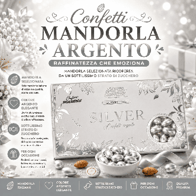 Confetti nozze d'argento