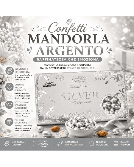 Confetti nozze d'argento