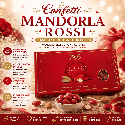 Confetti Mandorla Rossa
