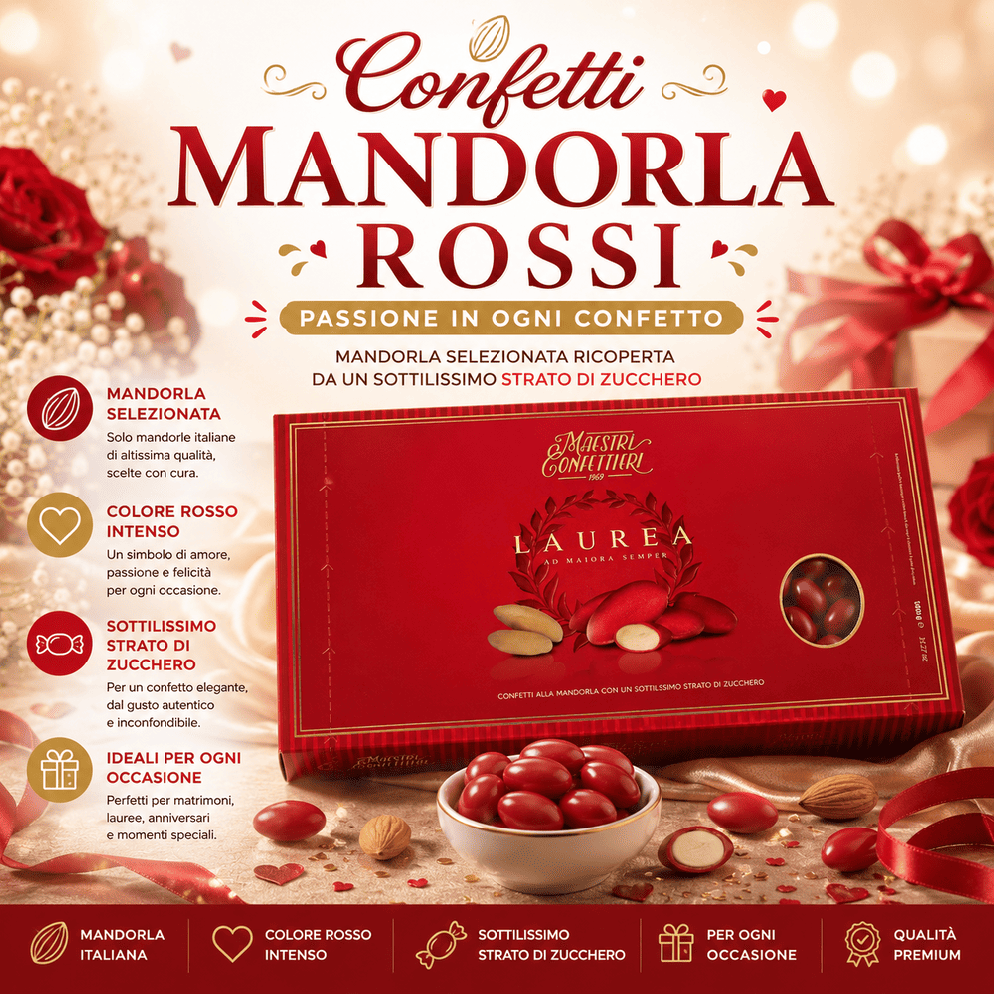 Confetti Mandorla Rossa