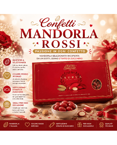 Confetti Mandorla Rossa