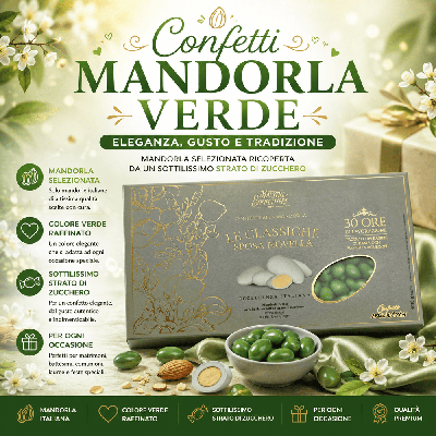 Confetti Mandorla Verde