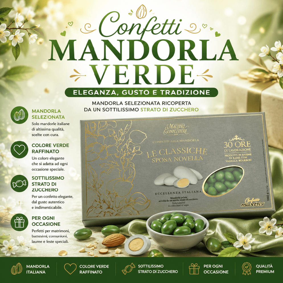 Confetti Mandorla Verde