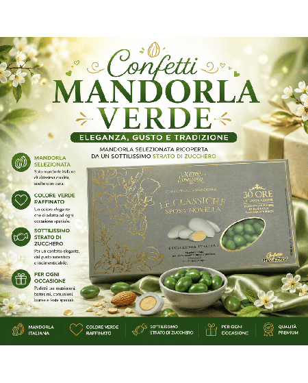 Confetti Mandorla Verde
