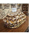Torta Bomboniera 50° Compleanno "Passione Ciclismo" con Portachiavi Bici e Targa Plexiglass