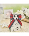Bomboniera Comunione Calcio "Goleador Bianconero" - Astuccio Stampato con Maxi Pallone-Nara Bomboniere