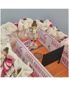 Bomboniera Comunione Bimba calamita Tema Pallavolo con statuine centrali-Nara Bomboniere