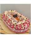 Bomboniera Comunione Bimba calamita Tema Pallavolo con statuine centrali