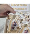 Bomboniera Pensione Bibliotecario Sacchettino personalizzato
