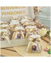 Bomboniera Pensione Bibliotecario Sacchettino personalizzato