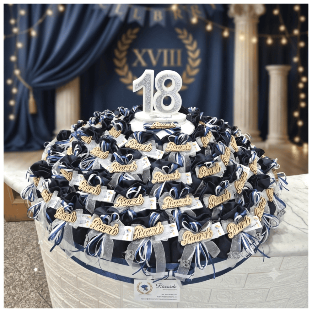 Torta Bomboniere 18 anni