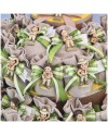 Torta Bomboniera Comunione "Piccolo Scout" Tema Bosco con Statuine e Tenda Campeggio