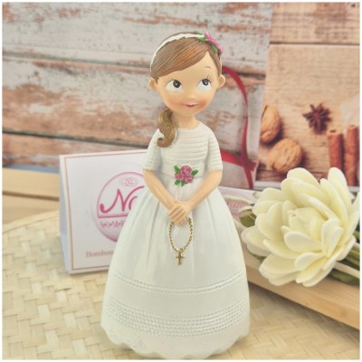 Cake topper per Prima Comunione Bambina-Nara Bomboniere